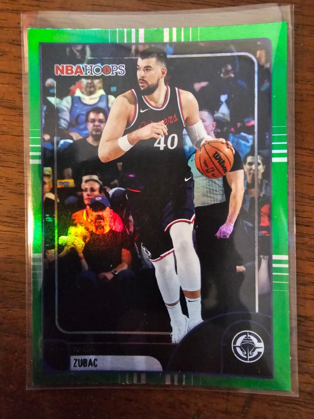 Ivica Zubac 2025-2026 Topps NBA Hoops #31 - Green - Los Angeles Clippers - NBA